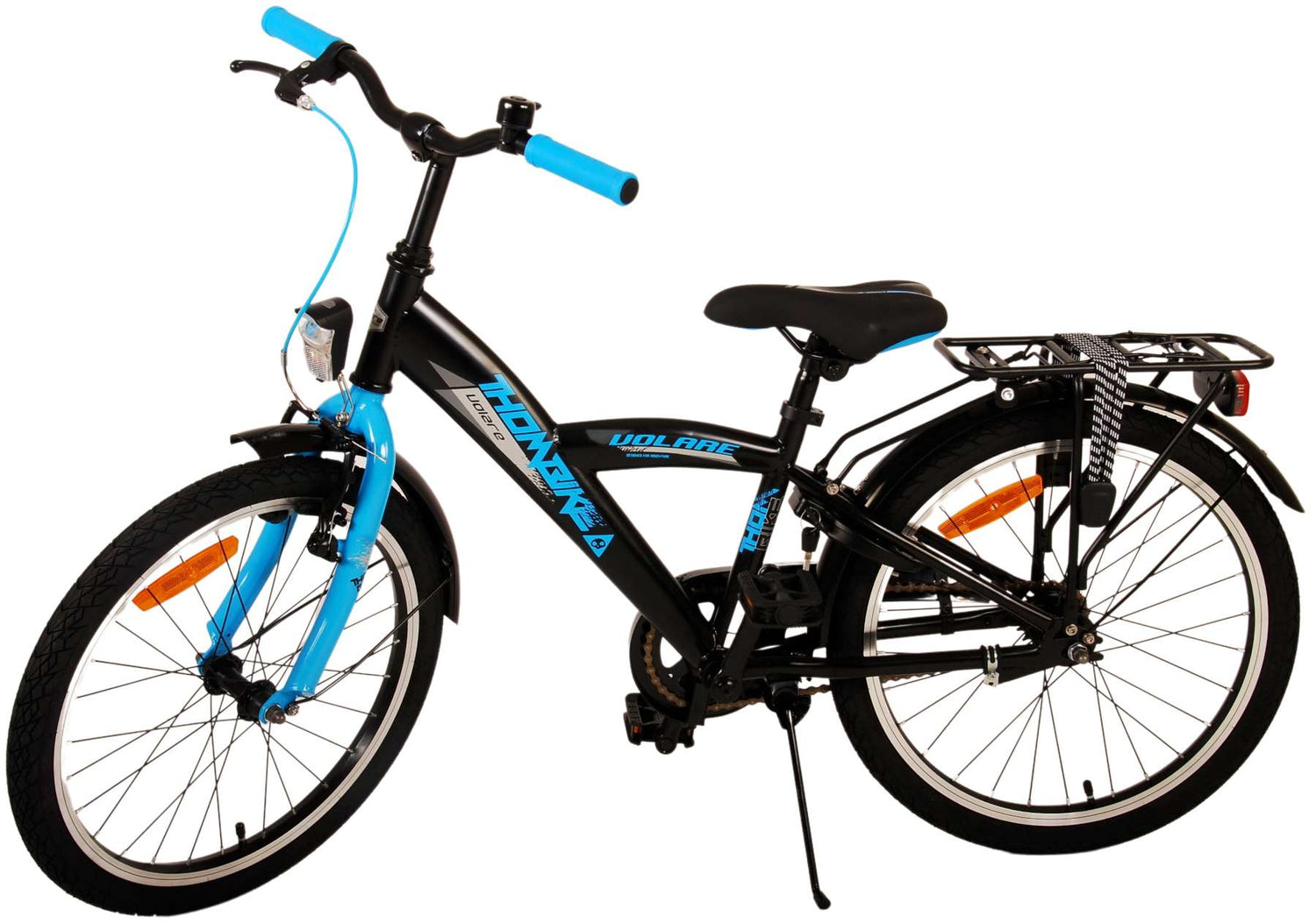 Volare Thombike Kinderfahrrad - Jungen - 20 Zoll - Schwarz Blau