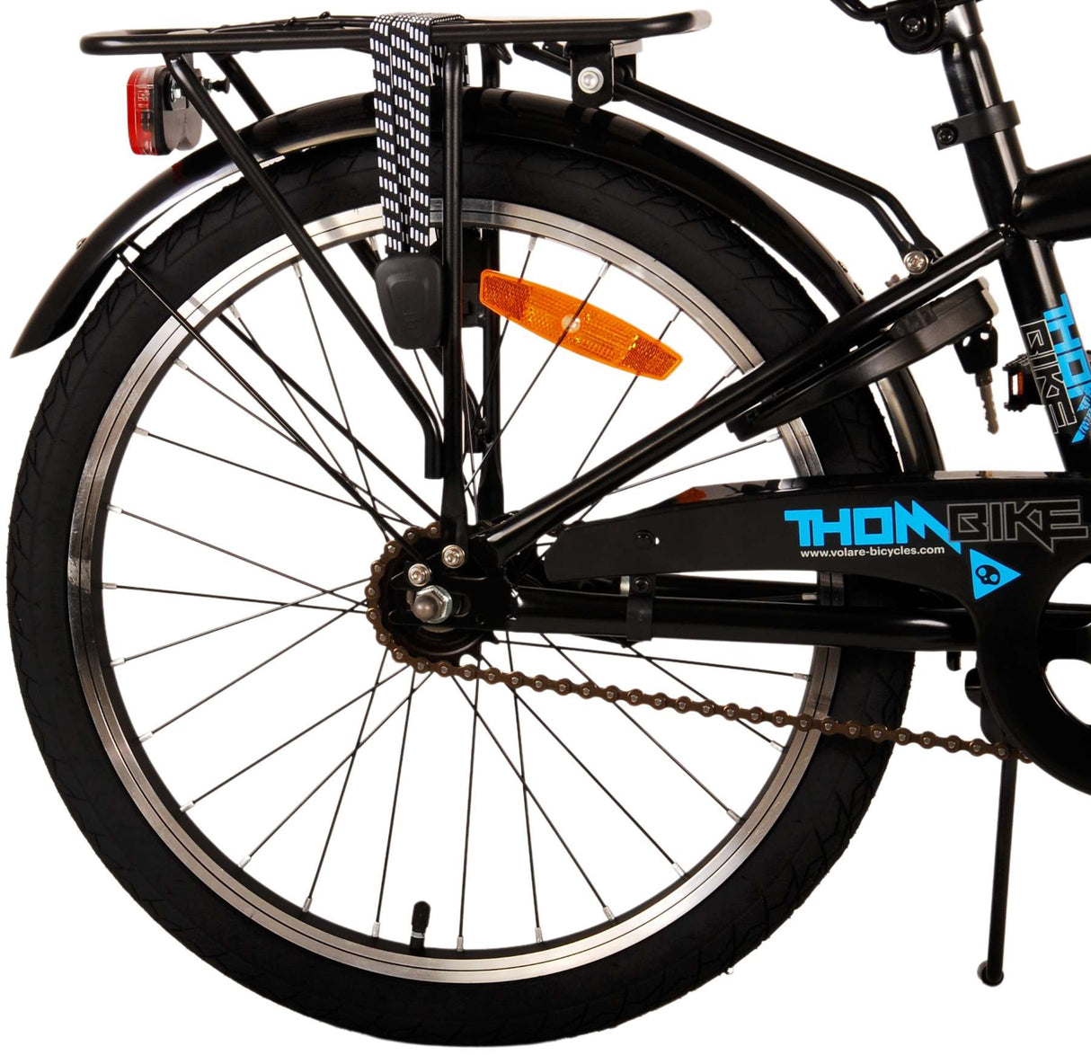 Volare Thombike Kinderfahrrad - Jungen - 20 Zoll - Schwarz Blau