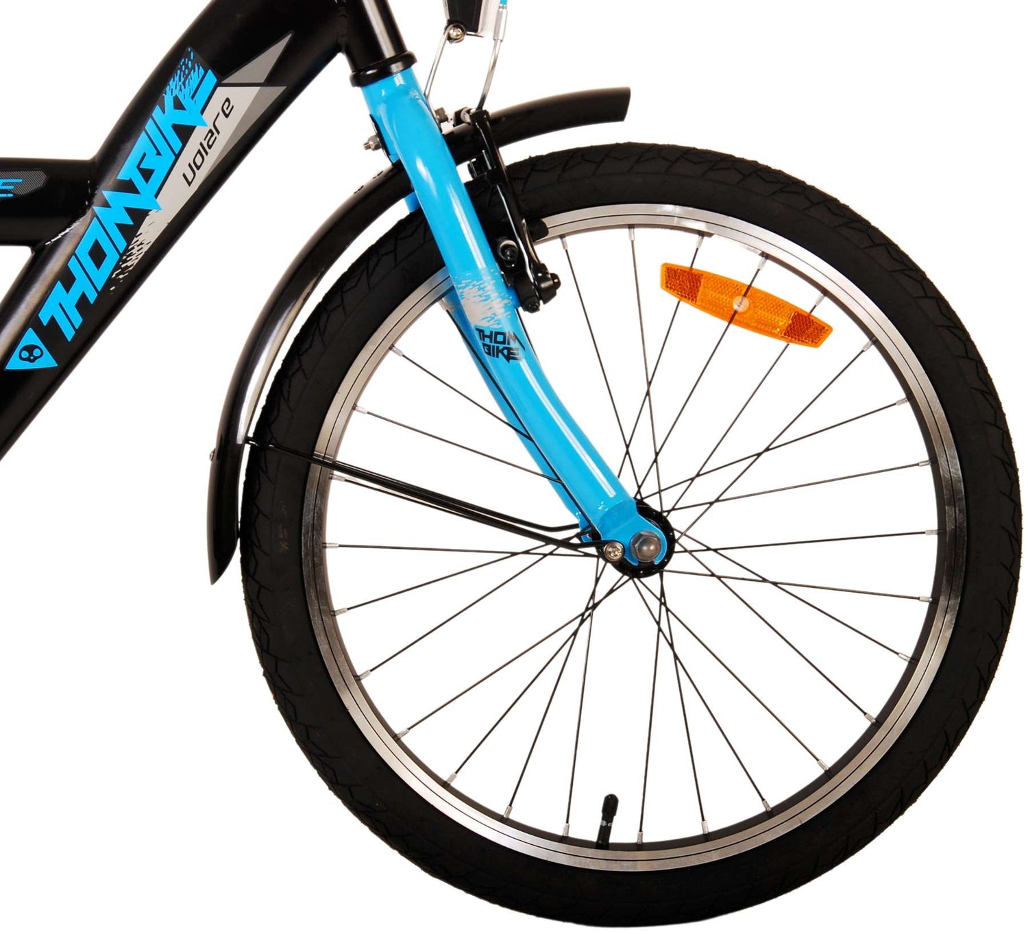 Volare Thombike Kinderfahrrad - Jungen - 20 Zoll - Schwarz Blau