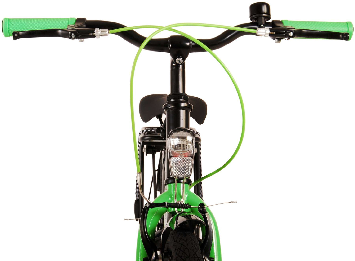 Volare Thombike Kinderfahrrad - Jungen - 24 Zoll - Schwarz Grün - Zweihandbremsen