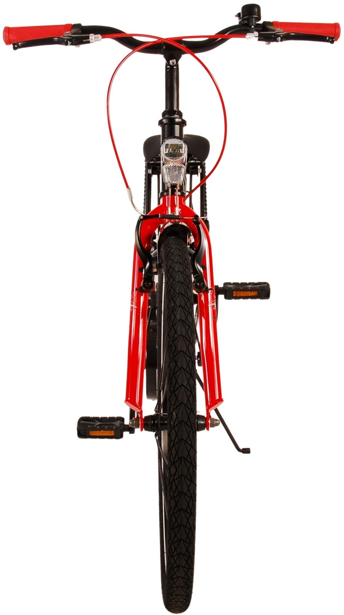 Volare Thombike Kinderfahrrad - Jungen - 24 Zoll - Schwarz Rot - Zweihandbremsen