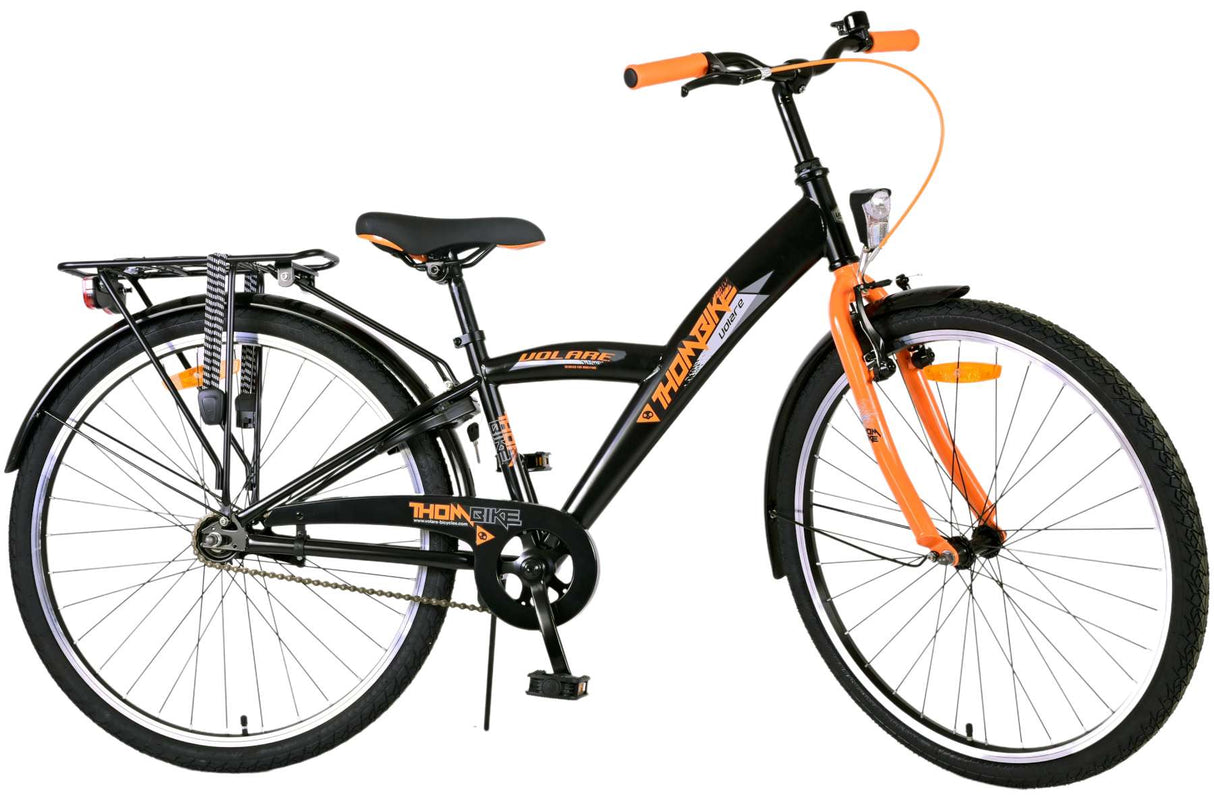 Volare Thombike Kinderfahrrad - Jungen - 26 Zoll - Schwarz Orange