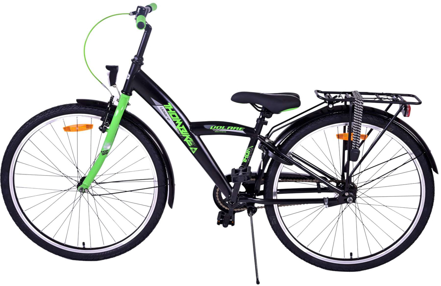 Volare Thombike Kinderfahrrad - Jungen - 26 Zoll - Schwarz Grün