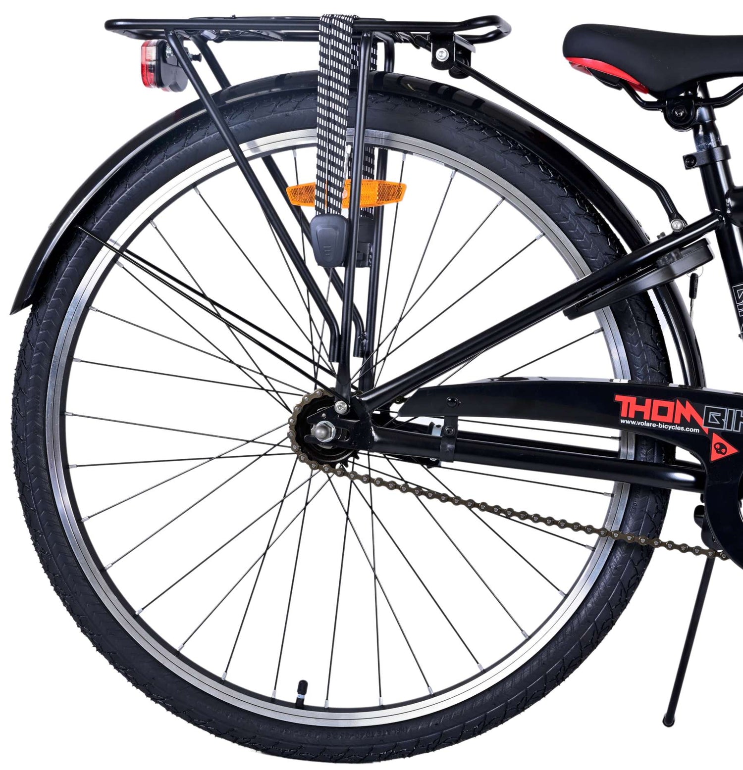 Volare Thombike Kinderfahrrad - Jungen - 26 Zoll - Schwarz Rot