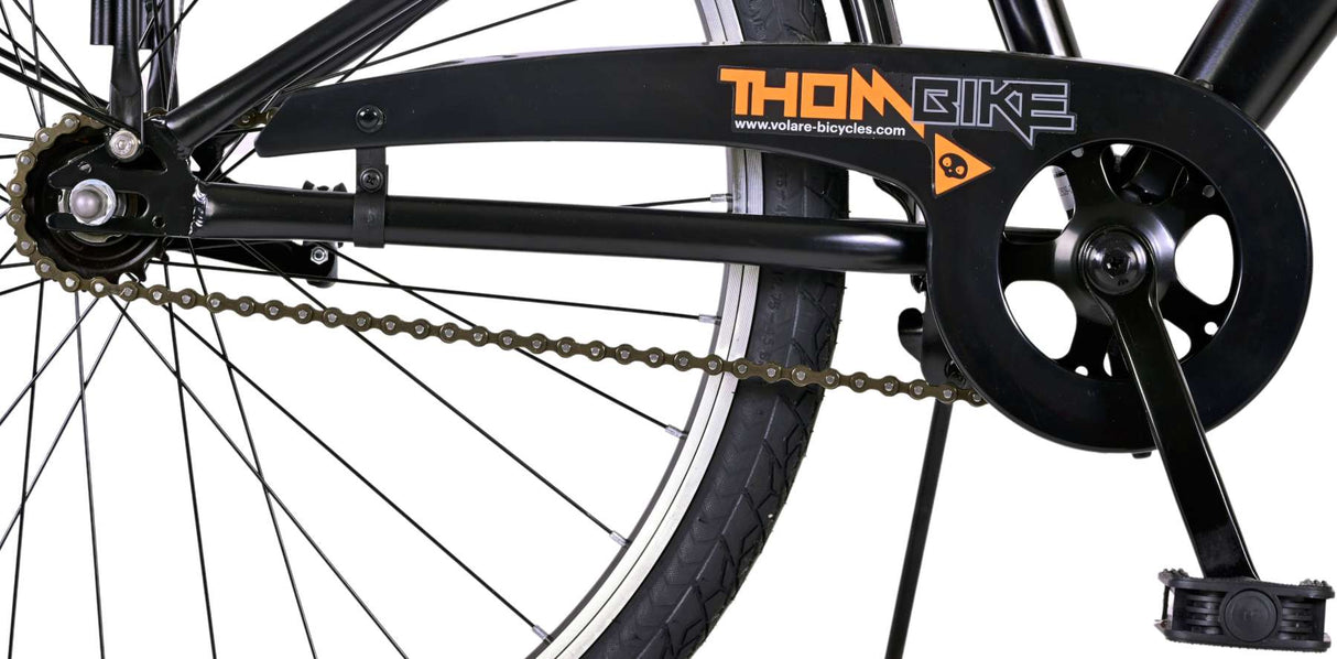 Volare Thombike Kinderfahrrad - Jungen - 26 Zoll - Schwarz Orange