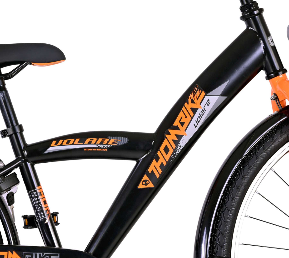 Volare Thombike Kinderfahrrad - Jungen - 26 Zoll - Schwarz Orange