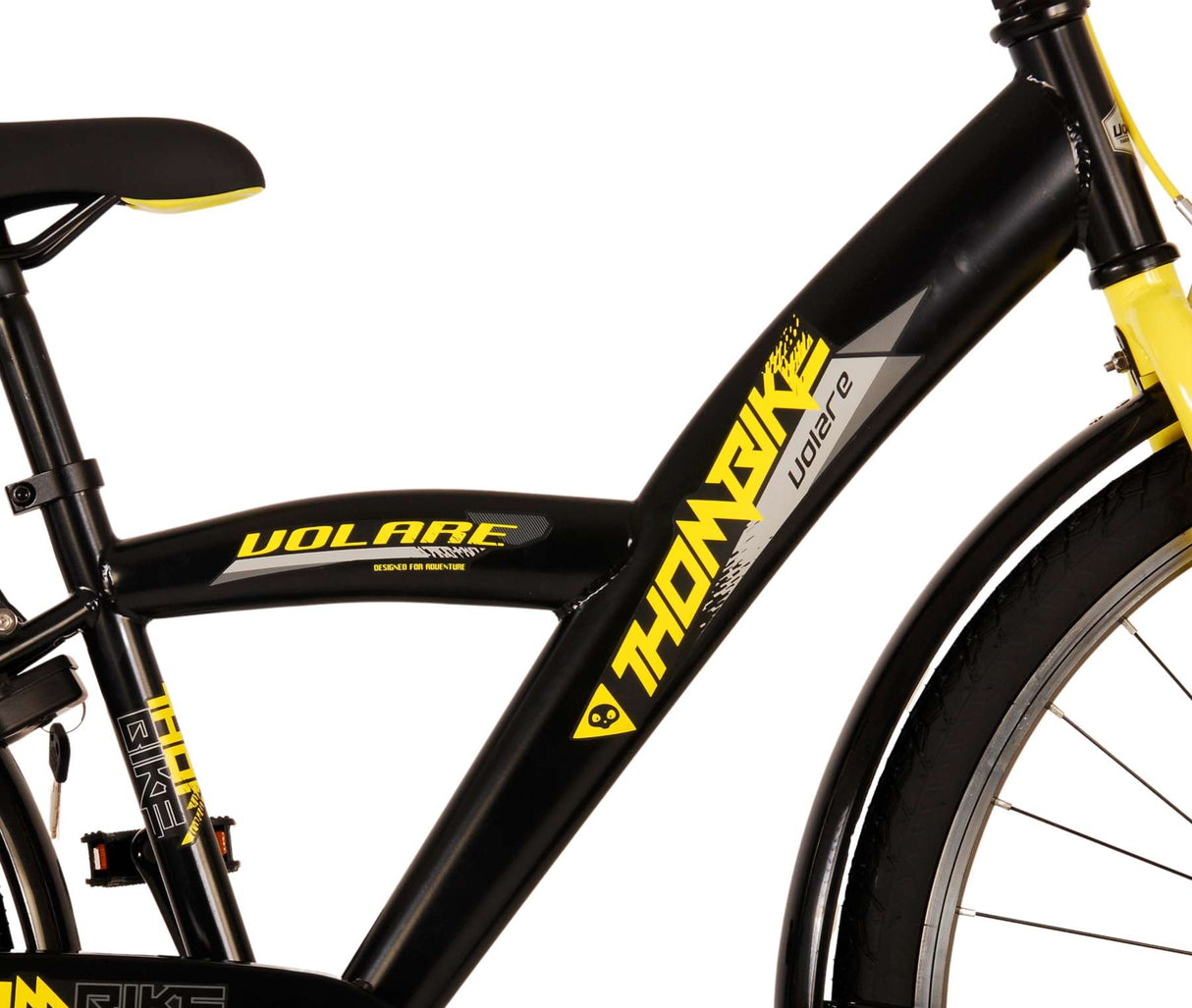 Volare Thombike Kinderfahrrad - Jungen - 26 Zoll - Schwarz Gelb