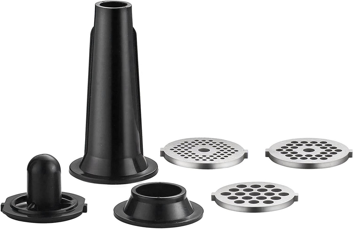 Topmatic MG-1200.3 schwarz elektrischer Fleischwolf 1200W Edelstahl Rückwärtslauf Sicherheitsschalter