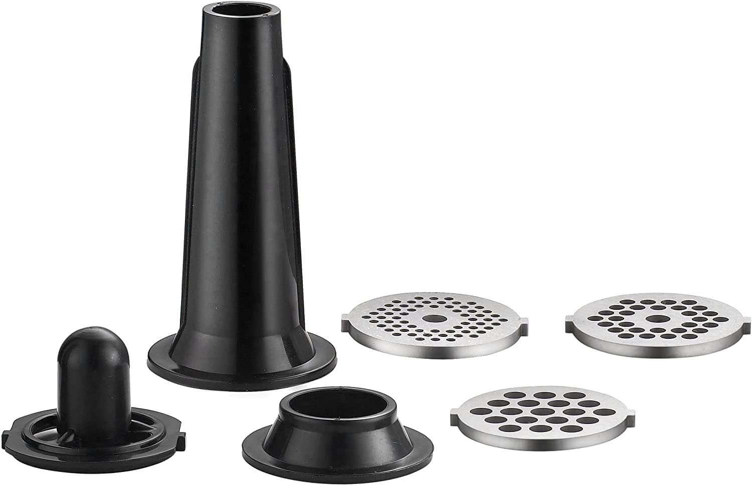 Topmatic MG-1200.3 schwarz elektrischer Fleischwolf 1200W Edelstahl Rückwärtslauf Sicherheitsschalter