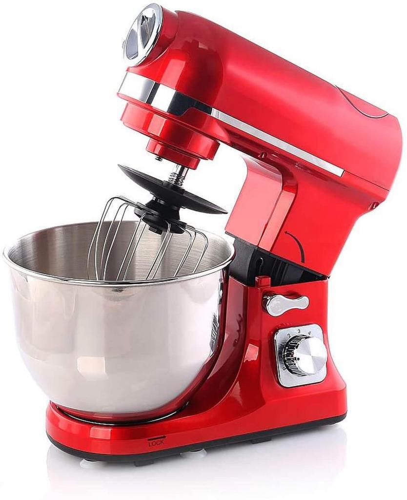 Topmatic PKM-1800.1BG Rot Multifunktion Mixer 1800W Fleischwolf Knetmaschine