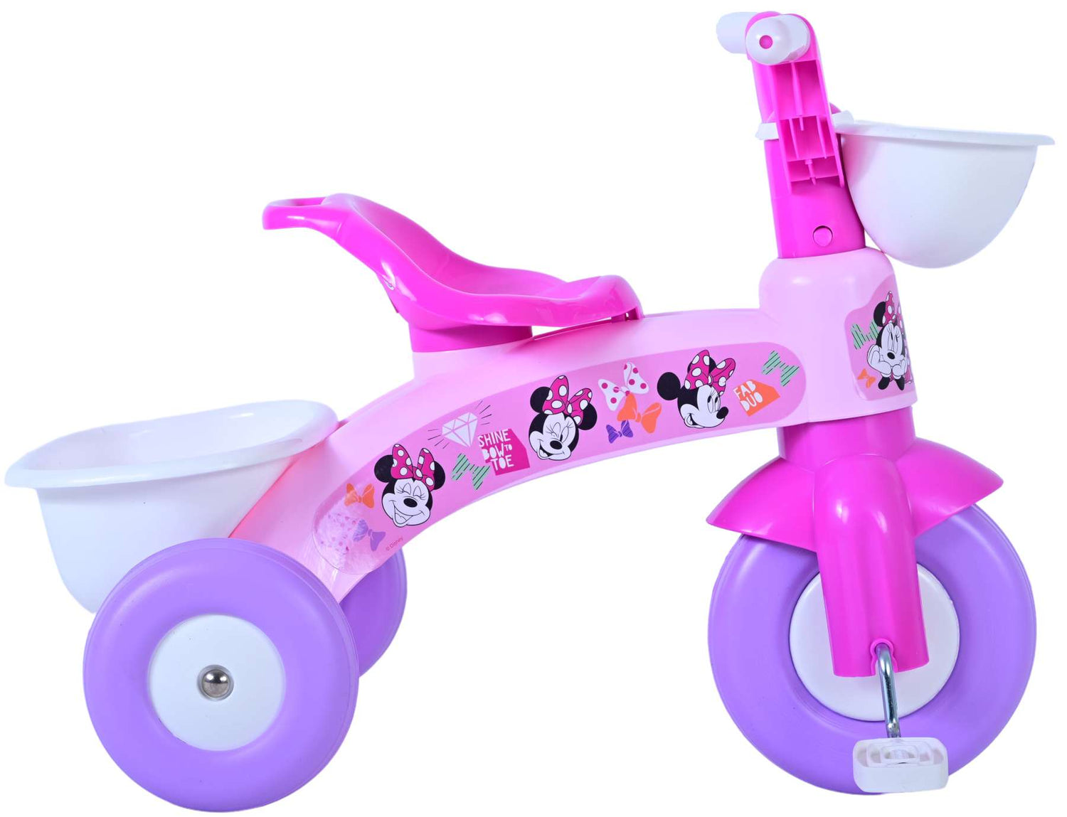 Volare Dreirad Disney Minnie für Mädchen in Rosa - Ideal für Kinder von 1 bis 3 Jahren