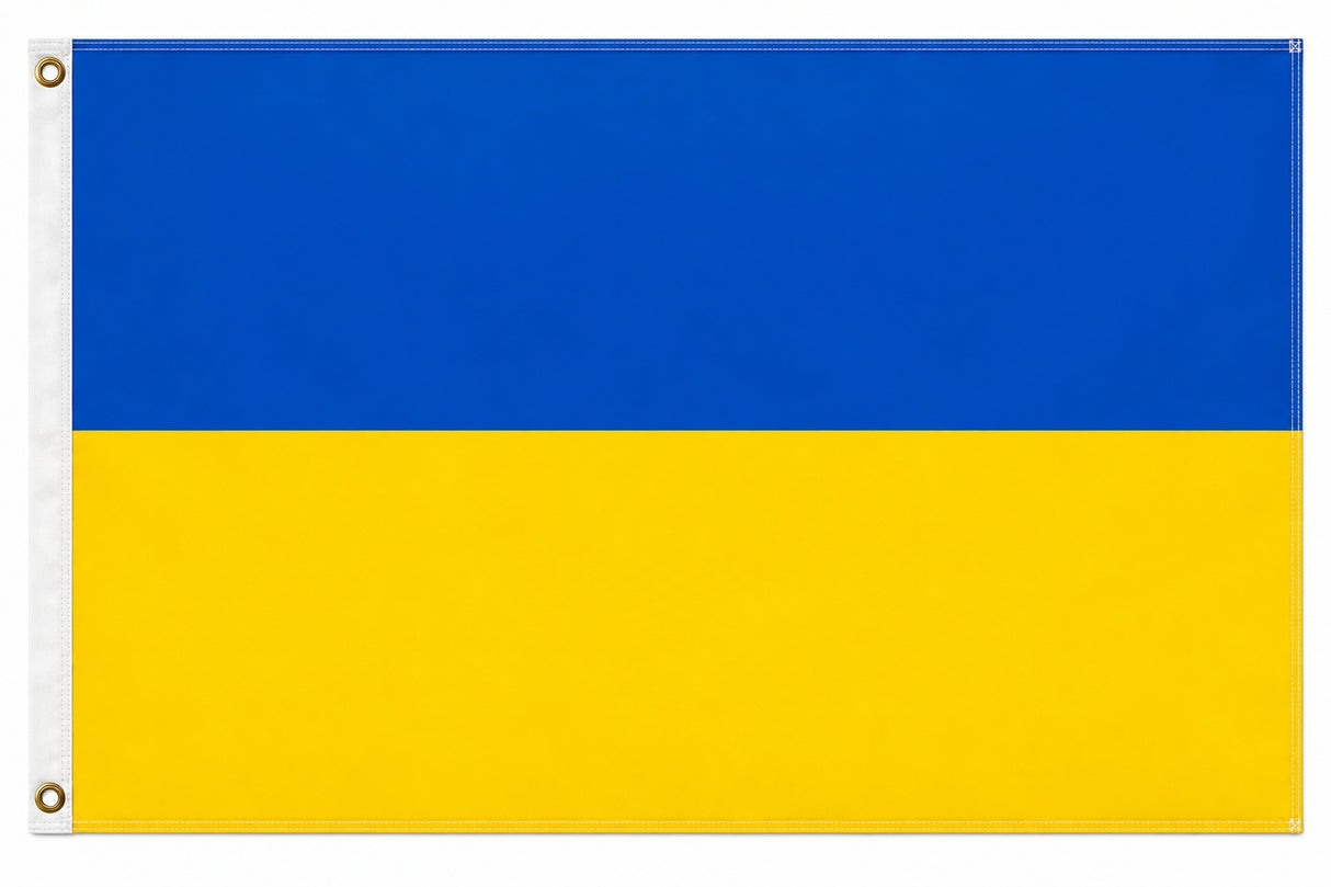 Flagge Ukraine 90 x 150 cm Fahne mit 2 Ösen 100g/m² Stoffgewicht