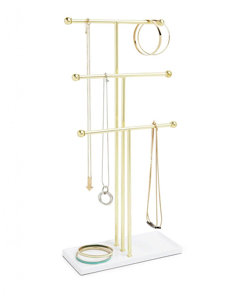 Umbra Trigem Schmuckständer 299330-524 weiß / goldfarben Schmuckbaum