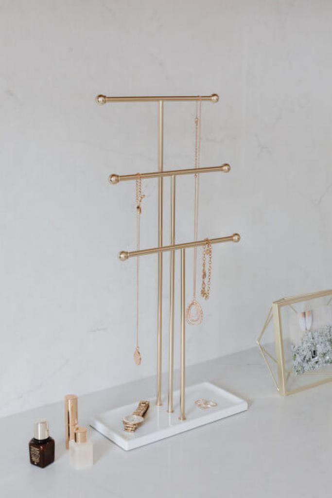 Umbra Trigem Schmuckständer 299330-524 weiß / goldfarben Schmuckbaum