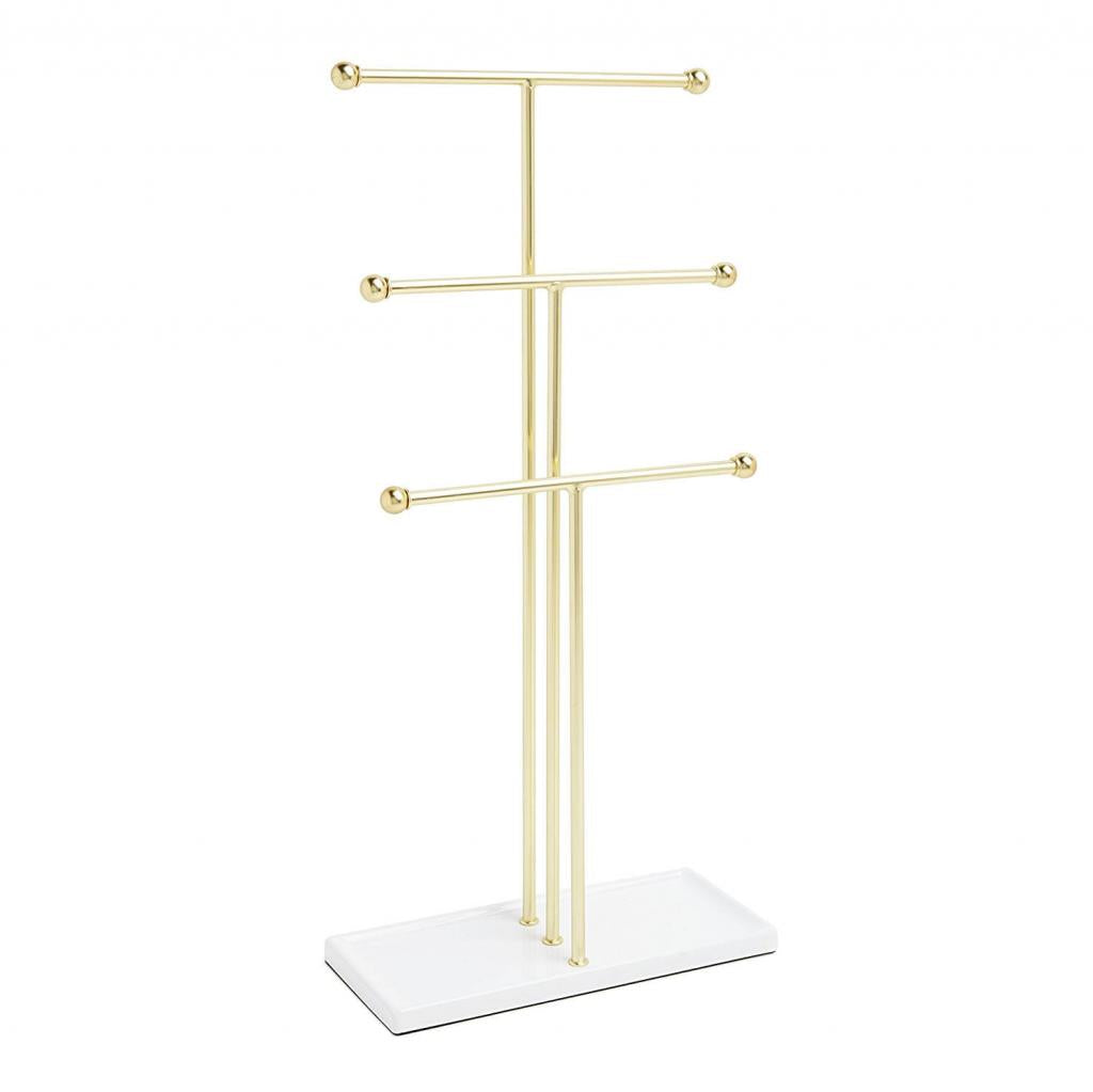 Umbra Trigem Schmuckständer 299330-524 weiß / goldfarben Schmuckbaum