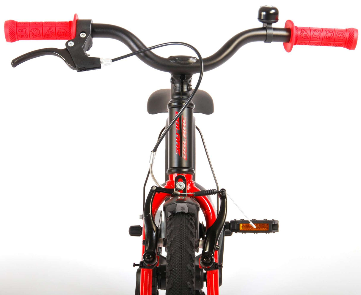 Volare Blaster Kinderfahrrad - Jungen - 16 Zoll - Schwarz/Rot - Prime Collection