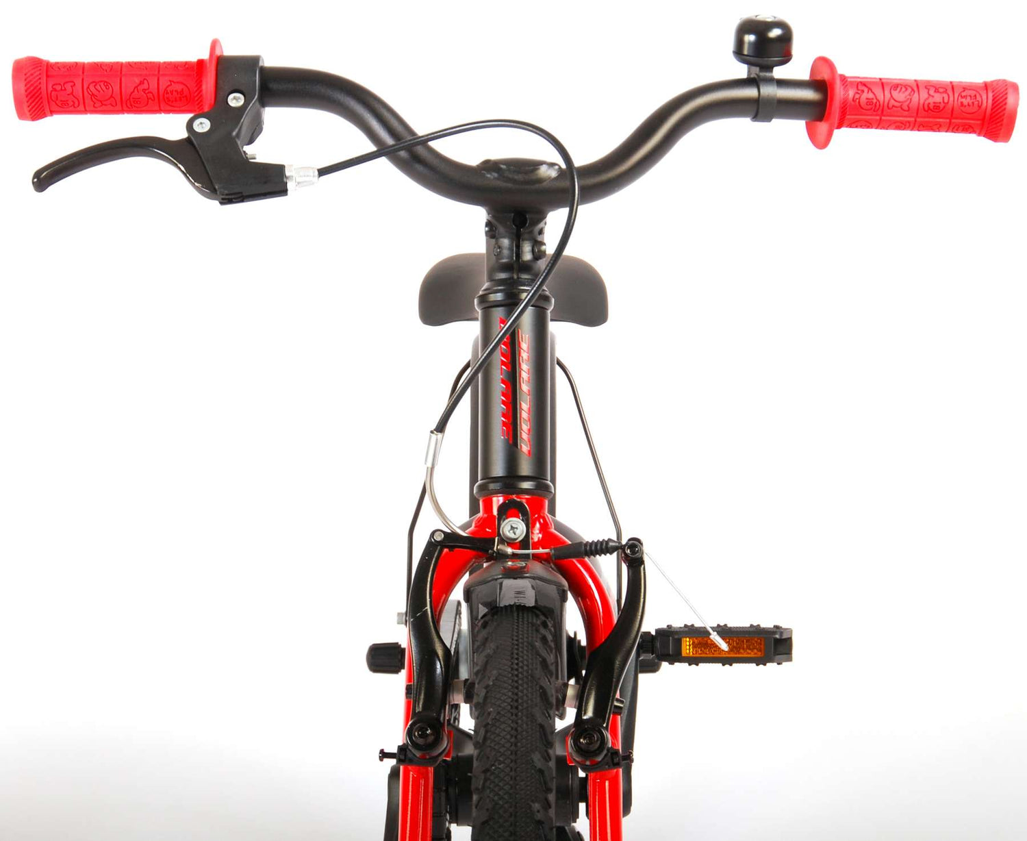 Volare Blaster Kinderfahrrad - Jungen - 16 Zoll - Schwarz/Rot - Prime Collection