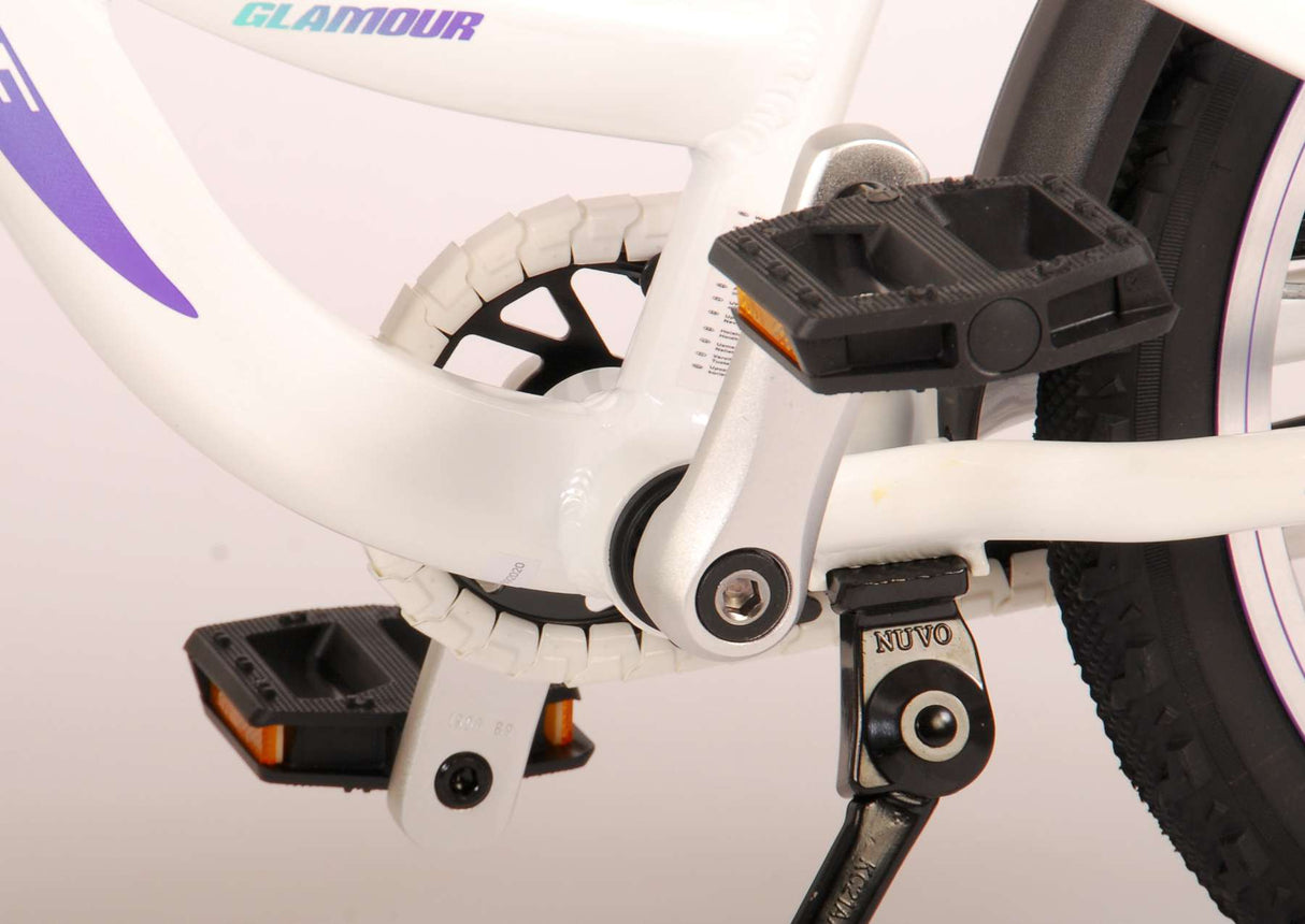 Volare Glamour Kinderfahrrad - Mädchen - 16 Zoll - Perlmutt Mintgrün - Prime Collection