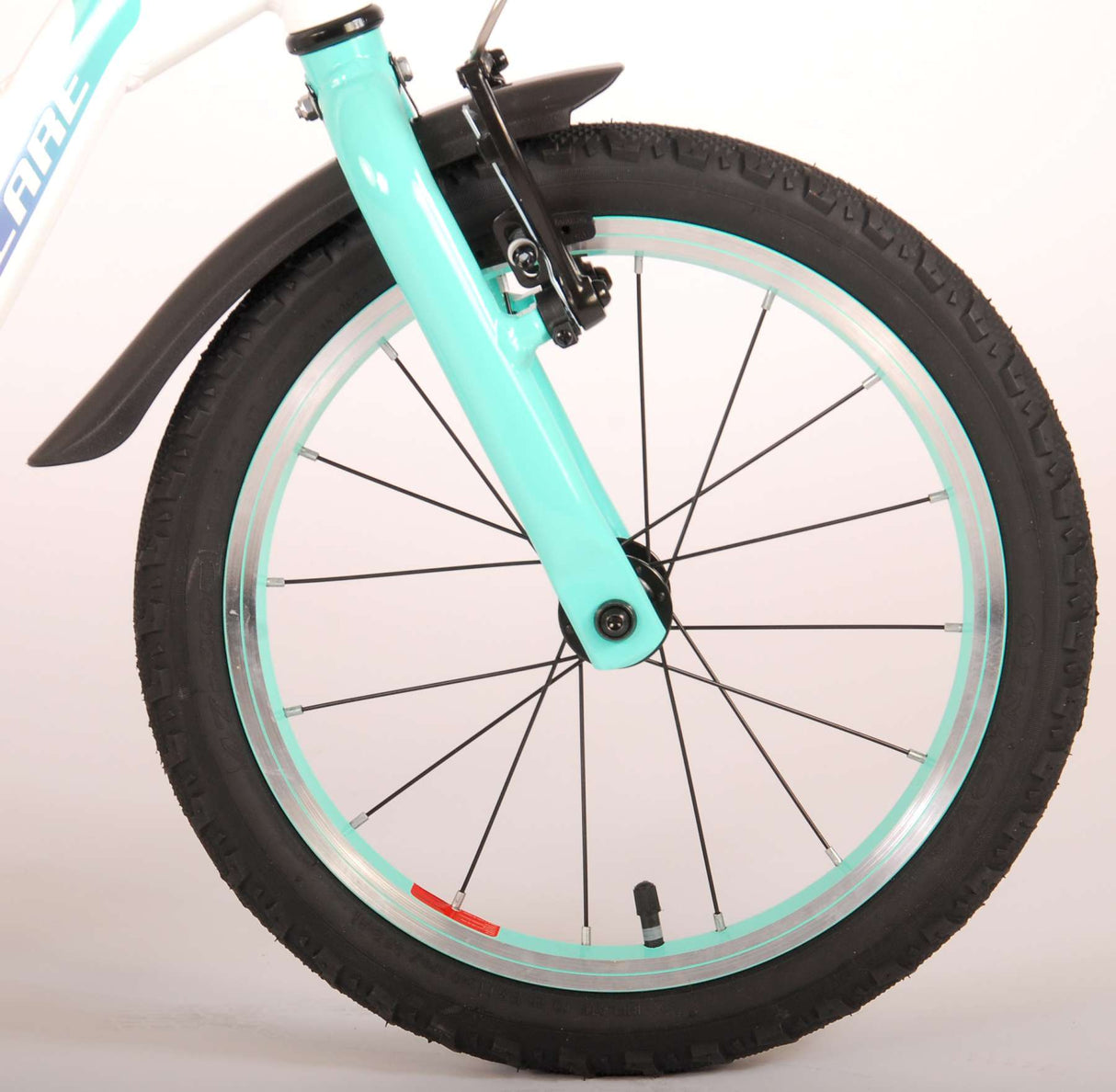 Volare Glamour Kinderfahrrad - Mädchen - 16 Zoll - Perlmutt Mintgrün - Prime Collection