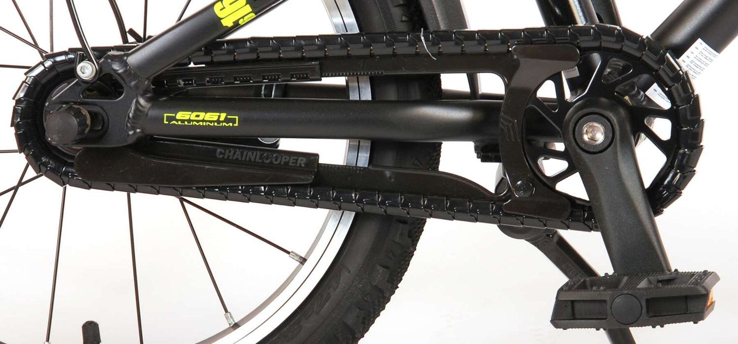Volare Blaster Kinderfahrrad - Jungen - 16 Zoll - Schwarz/Grün - Prime Collection