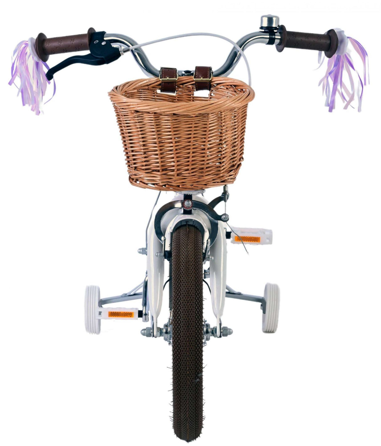Volare Blossom Kinderfahrrad - Mädchen - 14 Zoll - Weiß
