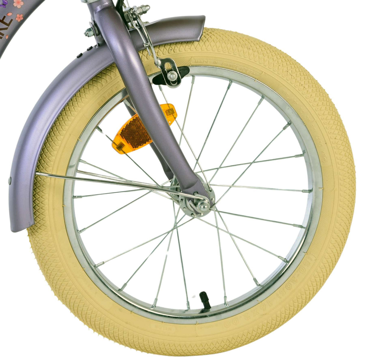 Volare Blossom Kinderfahrrad - Mädchen - 16 Zoll - Lila