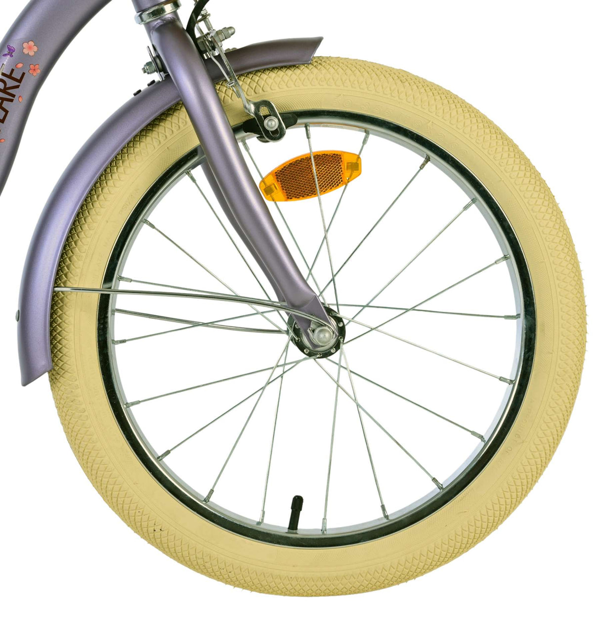 Volare Blossom Kinderfahrrad - Mädchen - 18 Zoll - Lila