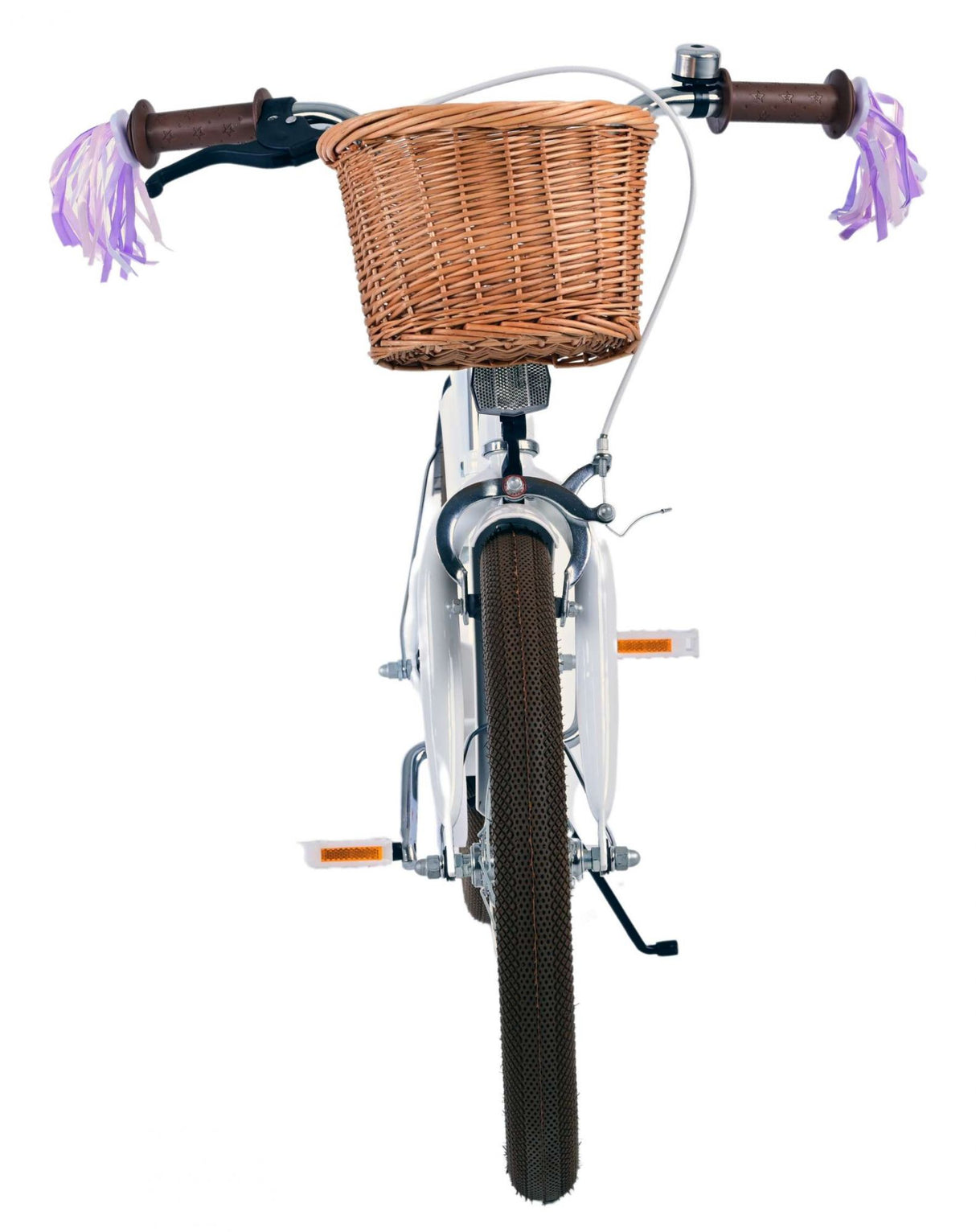 Volare Blossom Kinderfahrrad - Mädchen - 18 Zoll - Weiß