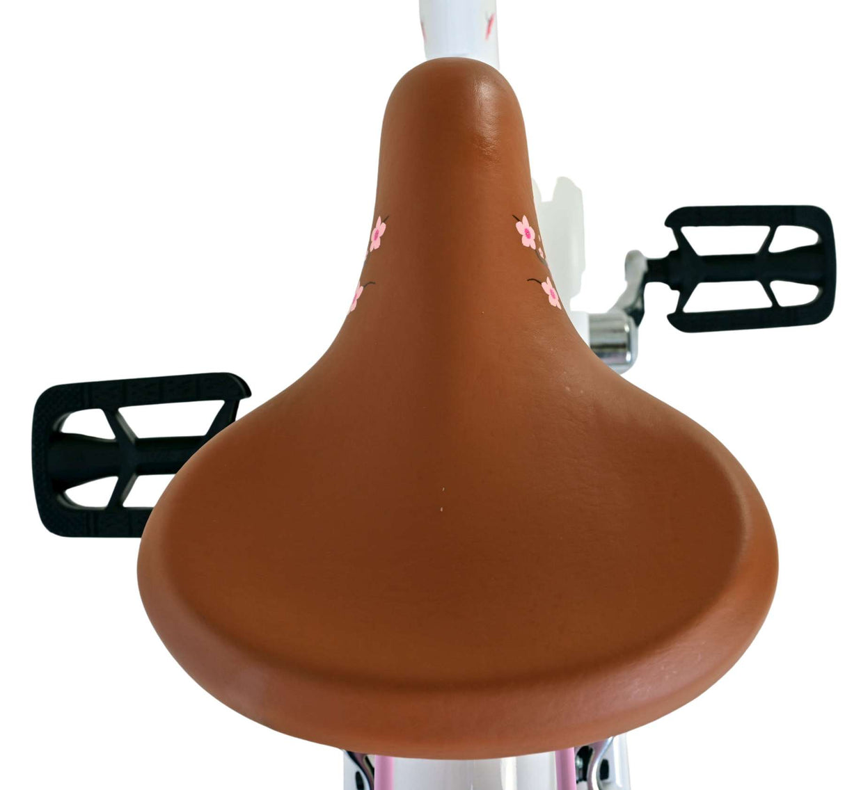 Volare Blossom Kinderfahrrad für Mädchen - 20 Zoll - Weiß mit Handbremsen