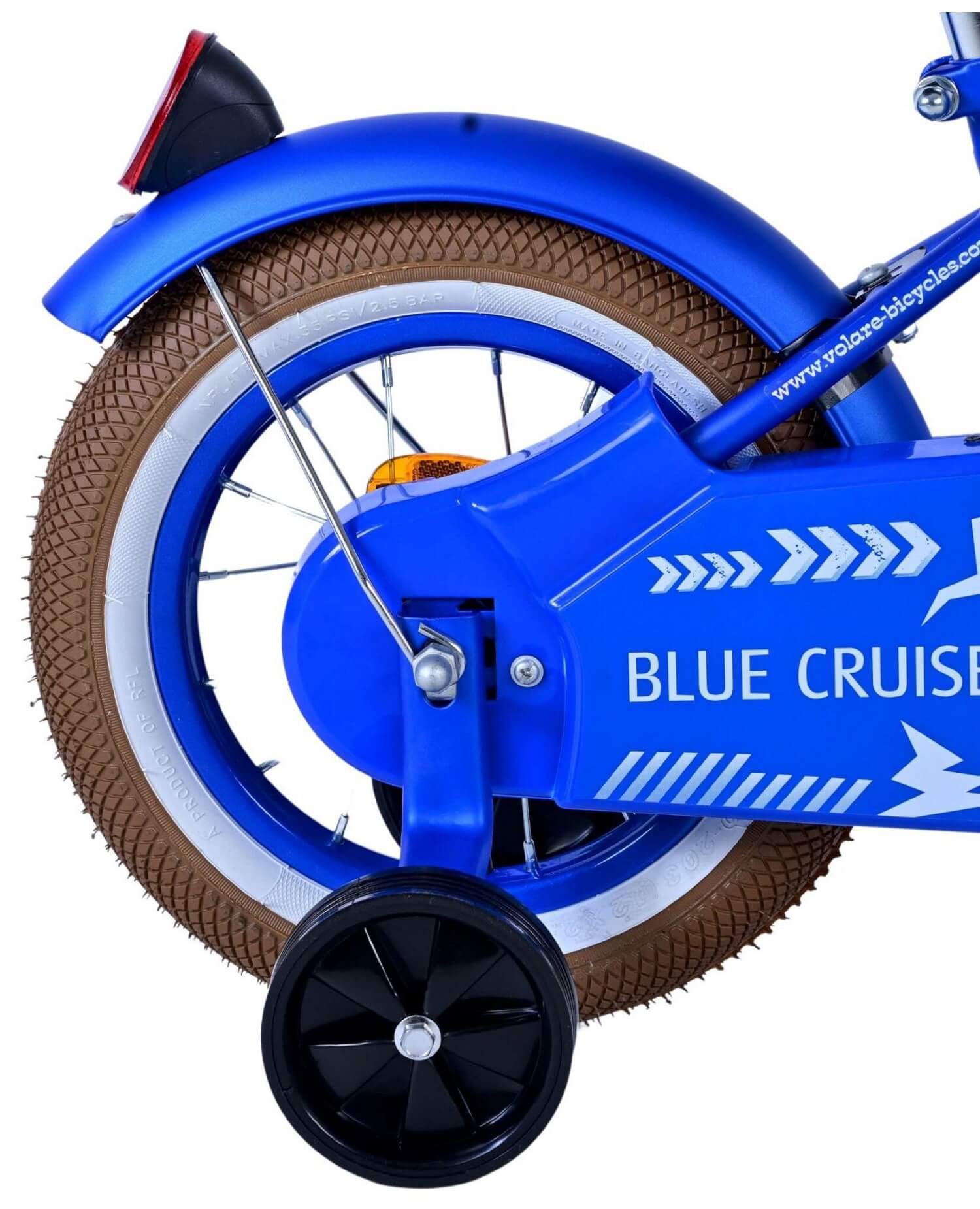 Volare Blue Cruiser Kinderfahrrad - Jungen - 12 Zoll - Blau - 95% zusammengebaut