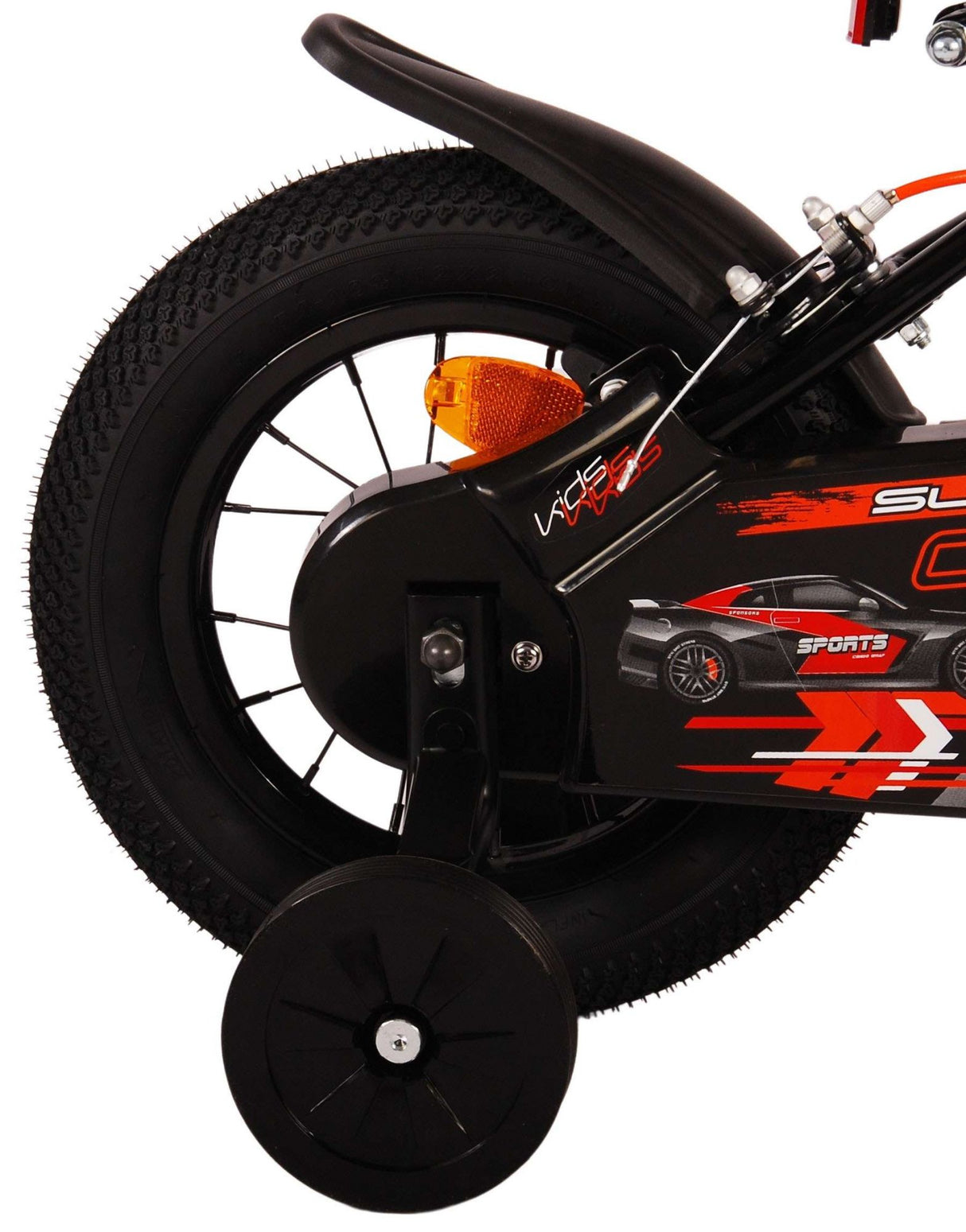 Volare Super GT Kinderfahrrad - Jungen - 12 Zoll - Rot - Zwei Handbremsen