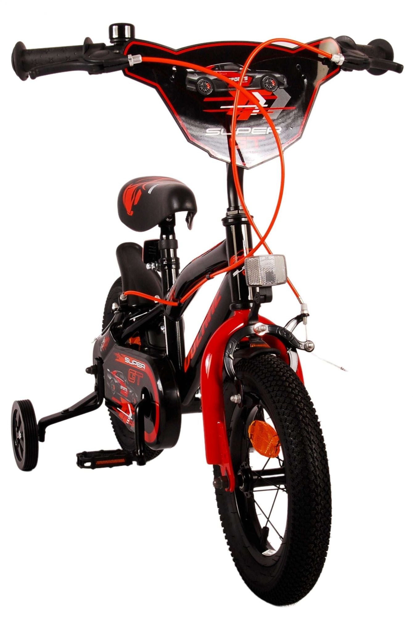 Volare Super GT Kinderfahrrad - Jungen - 12 Zoll - Rot - Zwei Handbremsen