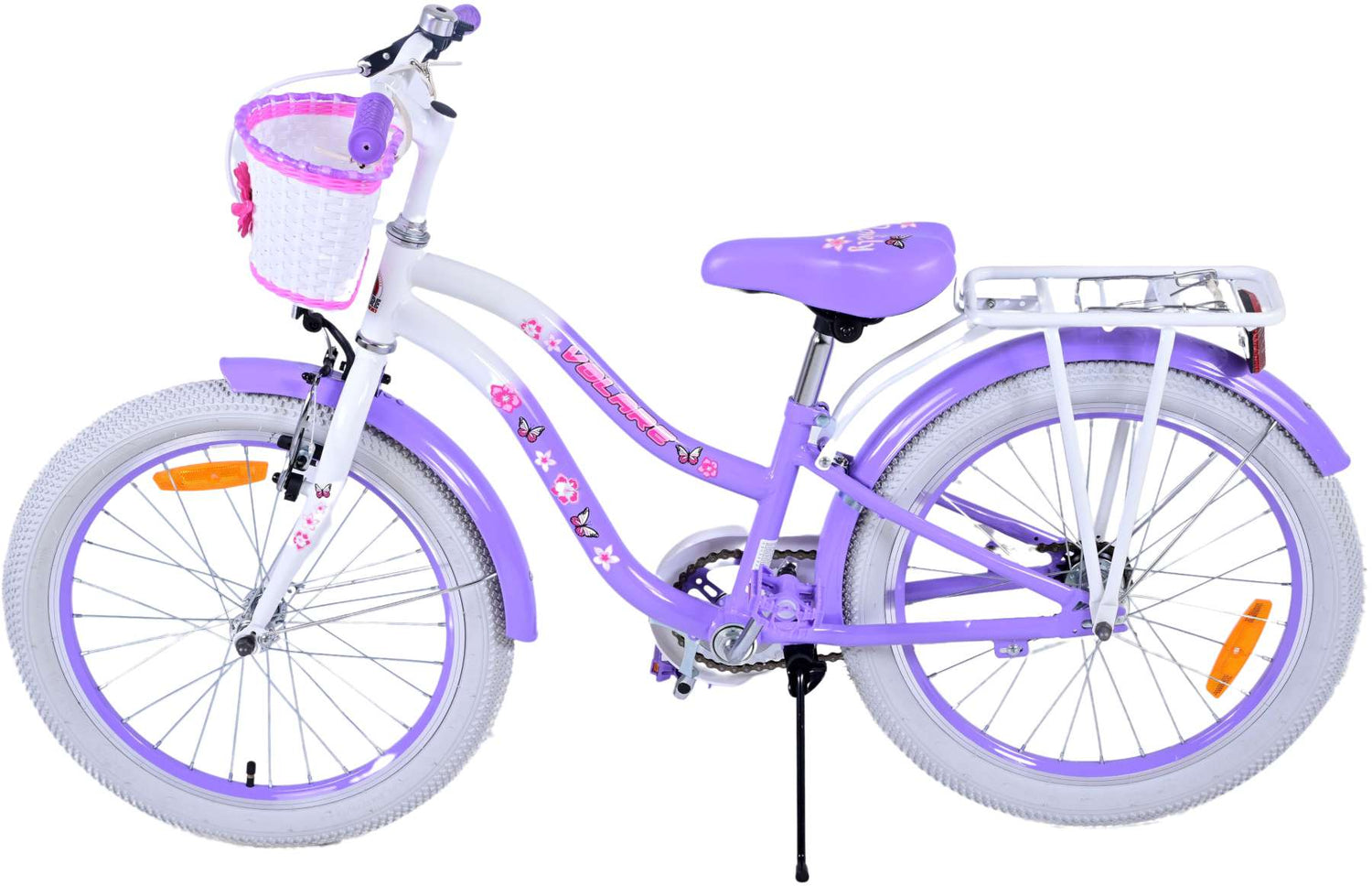 Volare Lovely Kinderfahrrad - Mädchen - 20 Zoll - Lila