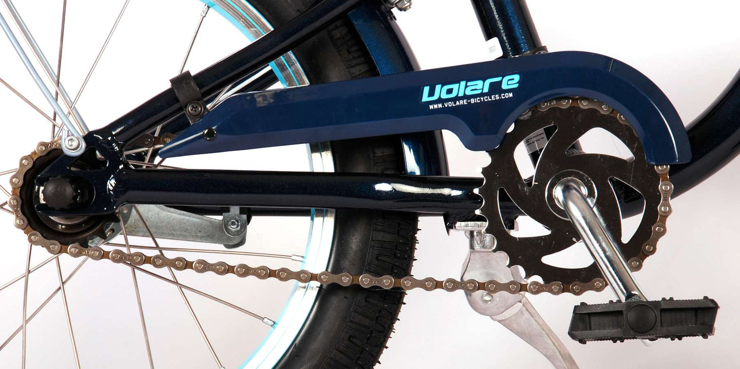 Volare Miracle Cruiser Kinderfahrrad - Jungen - 16 Zoll - Matte Blau - Prime Collection