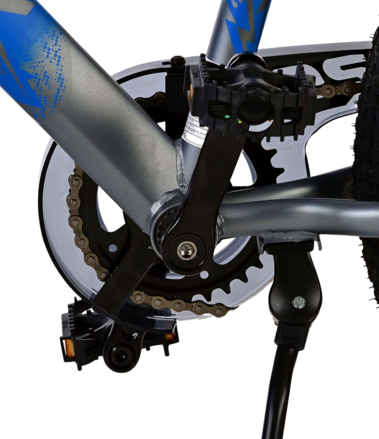 Volare Rocky Kinderfahrrad - 20 Zoll - 7 Gang - Blau für Kinder von 6 bis 8 Jahren