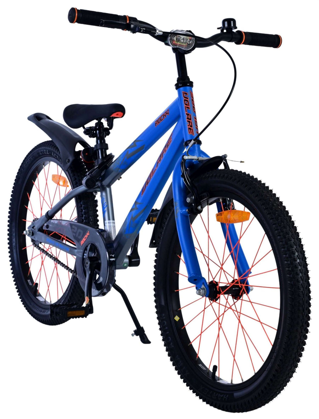 Volare Rocky Kinderfahrrad für Jungen - 20 Zoll in Blau für Kinder von 6 bis 8 Jahren