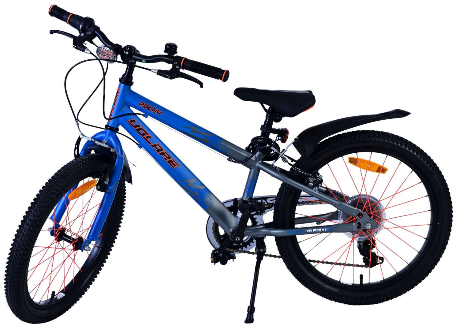 Volare Rocky Kinderfahrrad - 20 Zoll - 7 Gang - Blau für Kinder von 6 bis 8 Jahren