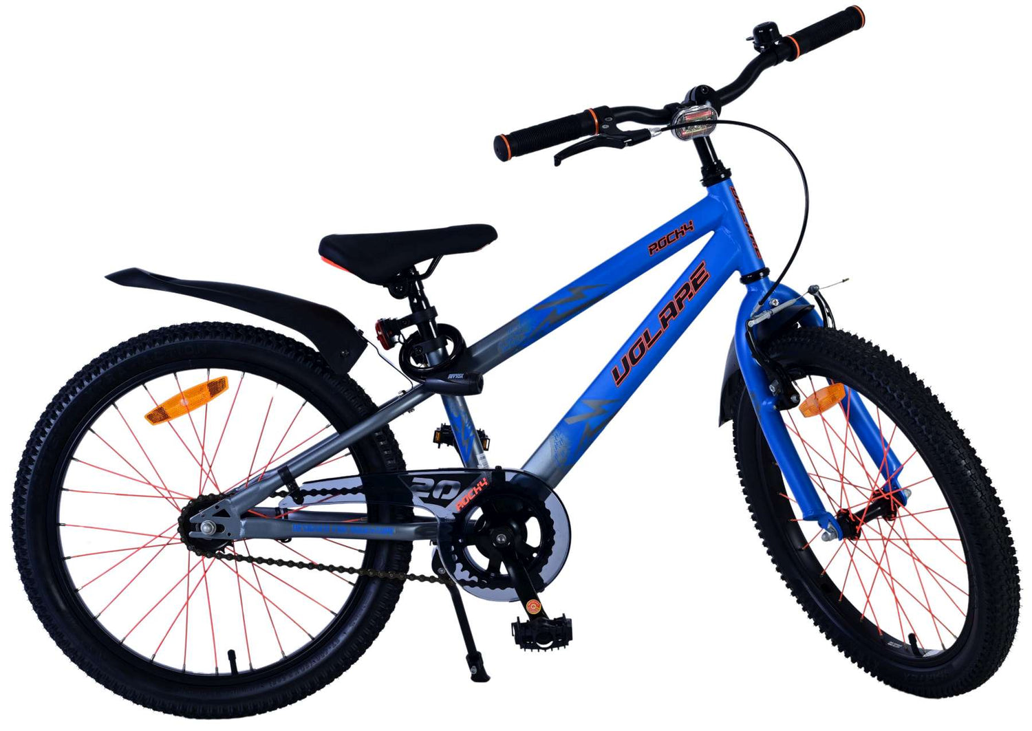 Volare Rocky Kinderfahrrad für Jungen - 20 Zoll in Blau für Kinder von 6 bis 8 Jahren