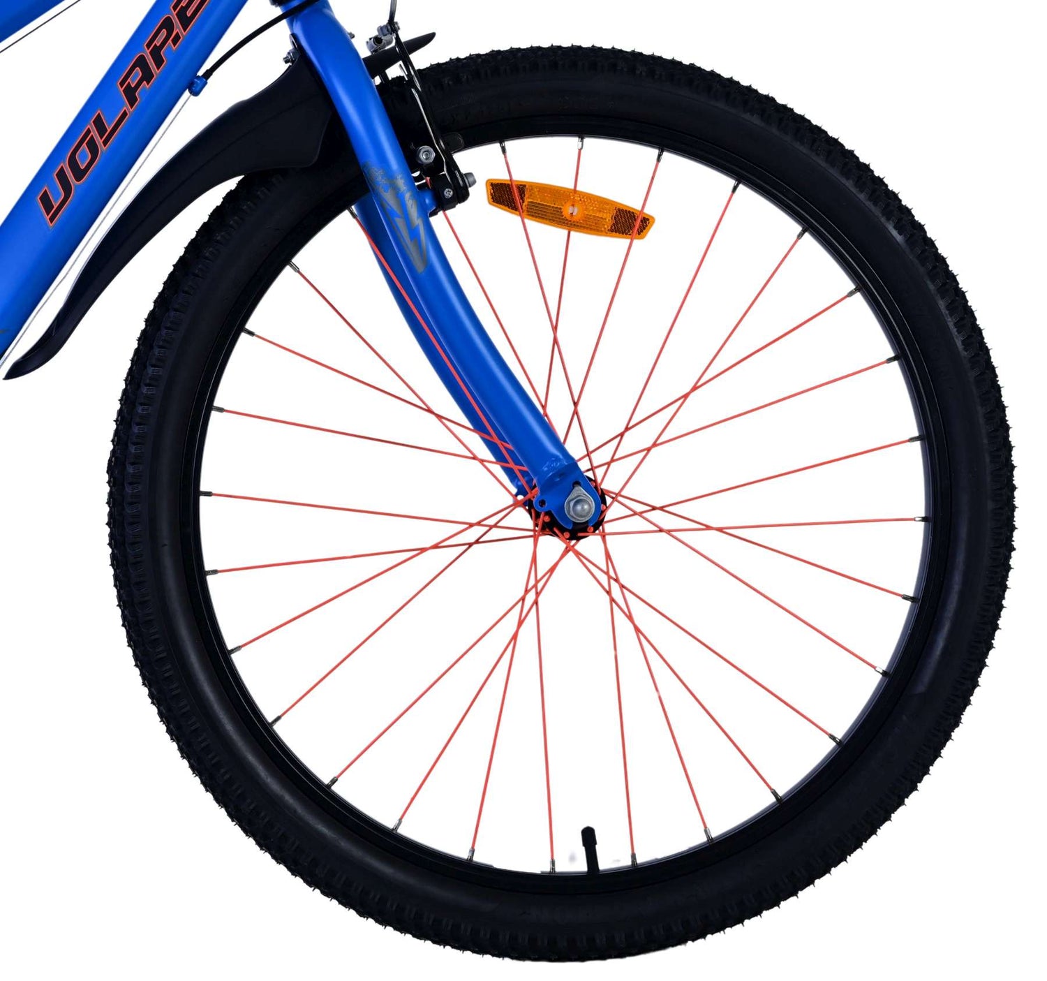 Volare Rocky Kinderfahrrad - 24 Zoll - Blau - 7 Gang für Jungen
