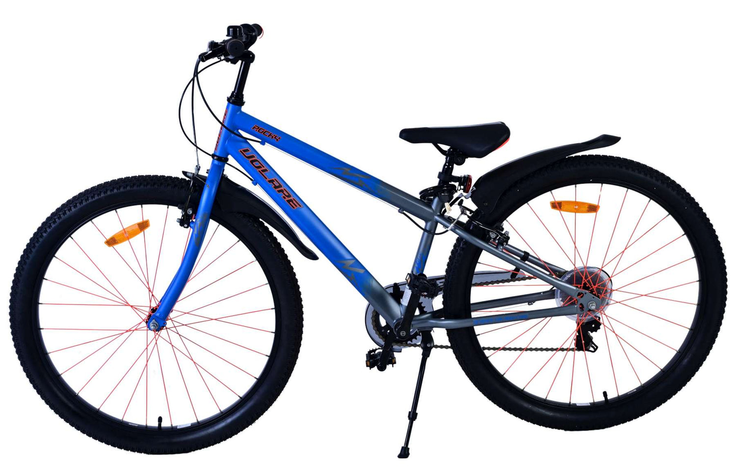 Volare Rocky Kinderfahrrad - 26 Zoll - Blau - 7 Gänge für Abenteuer und Sicherheit