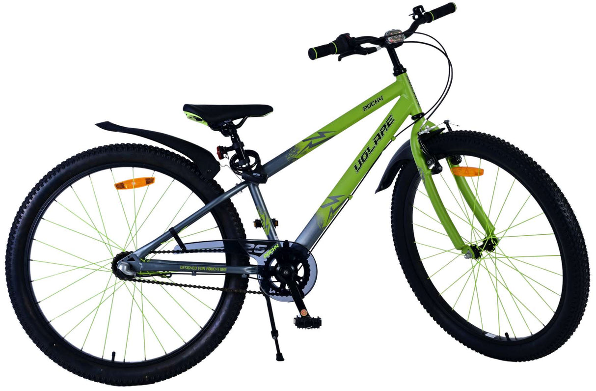 Volare Rocky Kinderfahrrad - 26 Zoll - Grün - Mit Shimano Nexus 3 Gängen