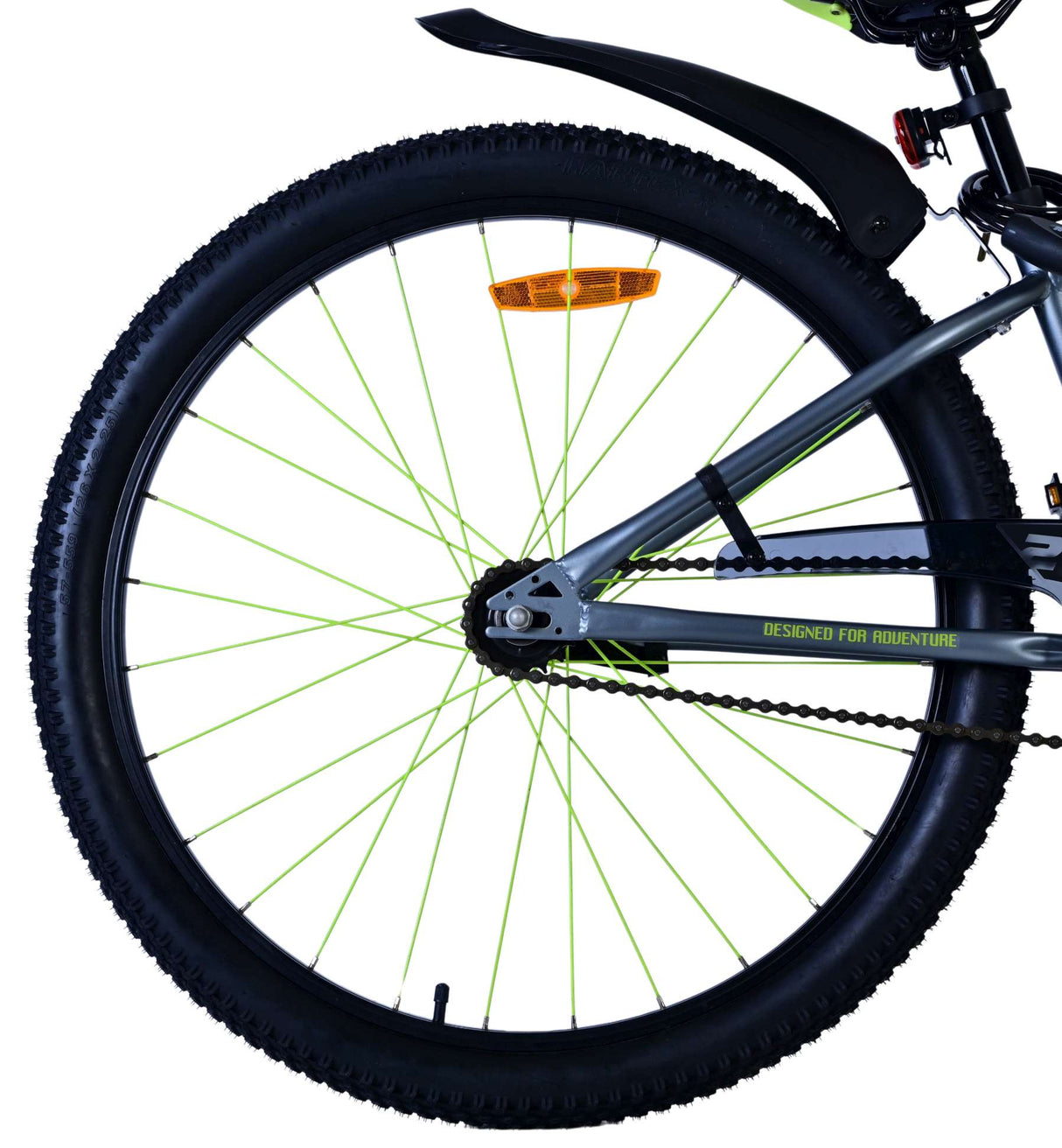 Volare Rocky Kinderfahrrad für Jungen - 26 Zoll in Grün für sicheres Fahren