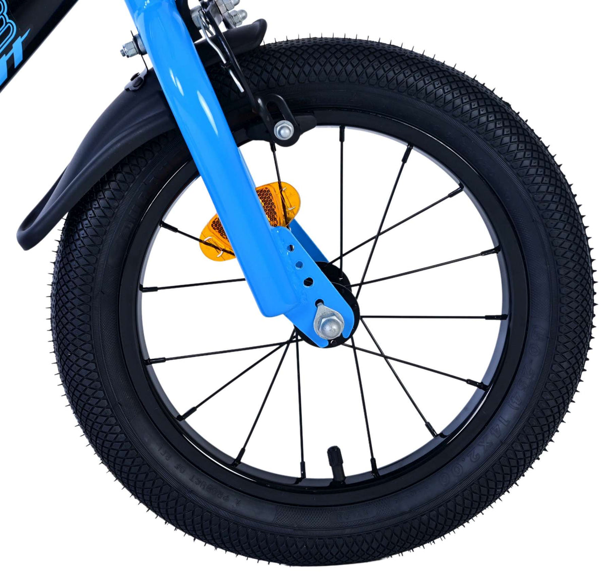 Volare Sportivo Kinderfahrrad - Jungen - 14 Zoll - Blau Schwarz