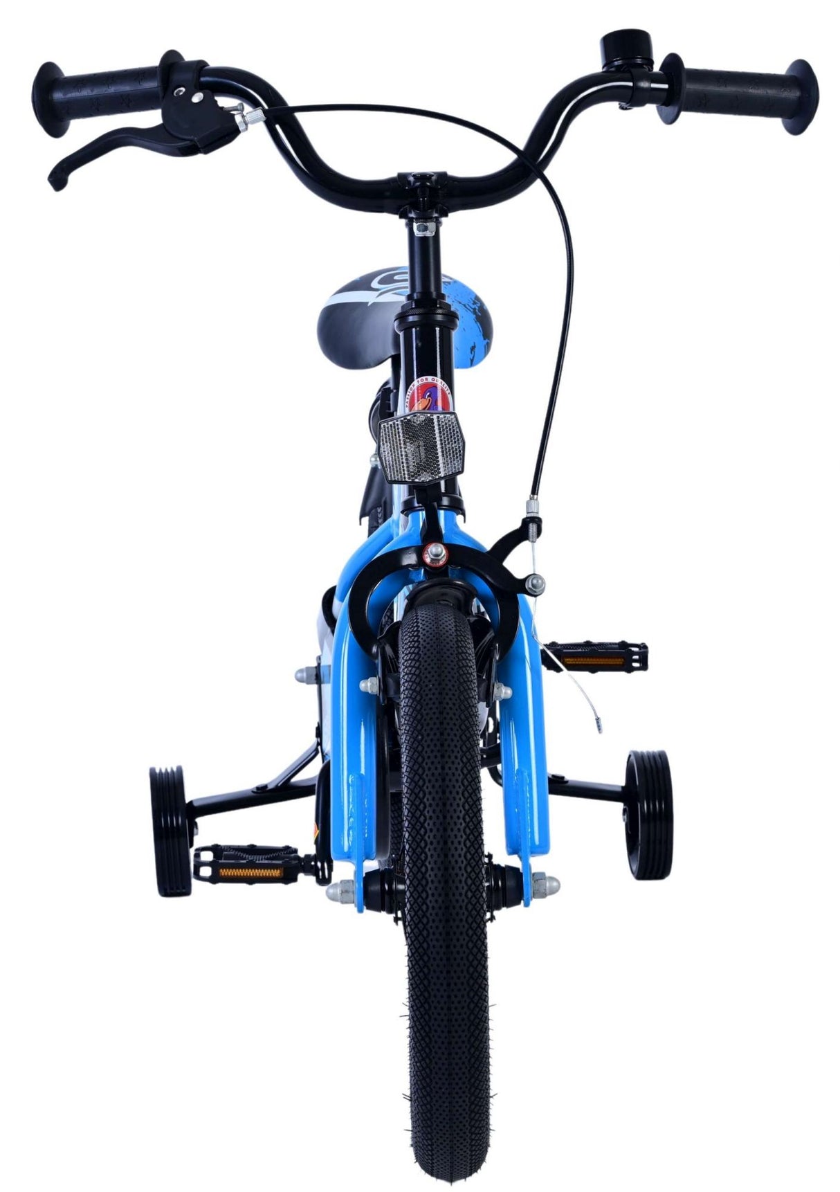 Volare Sportivo Kinderfahrrad - Jungen - 14 Zoll - Blau Schwarz