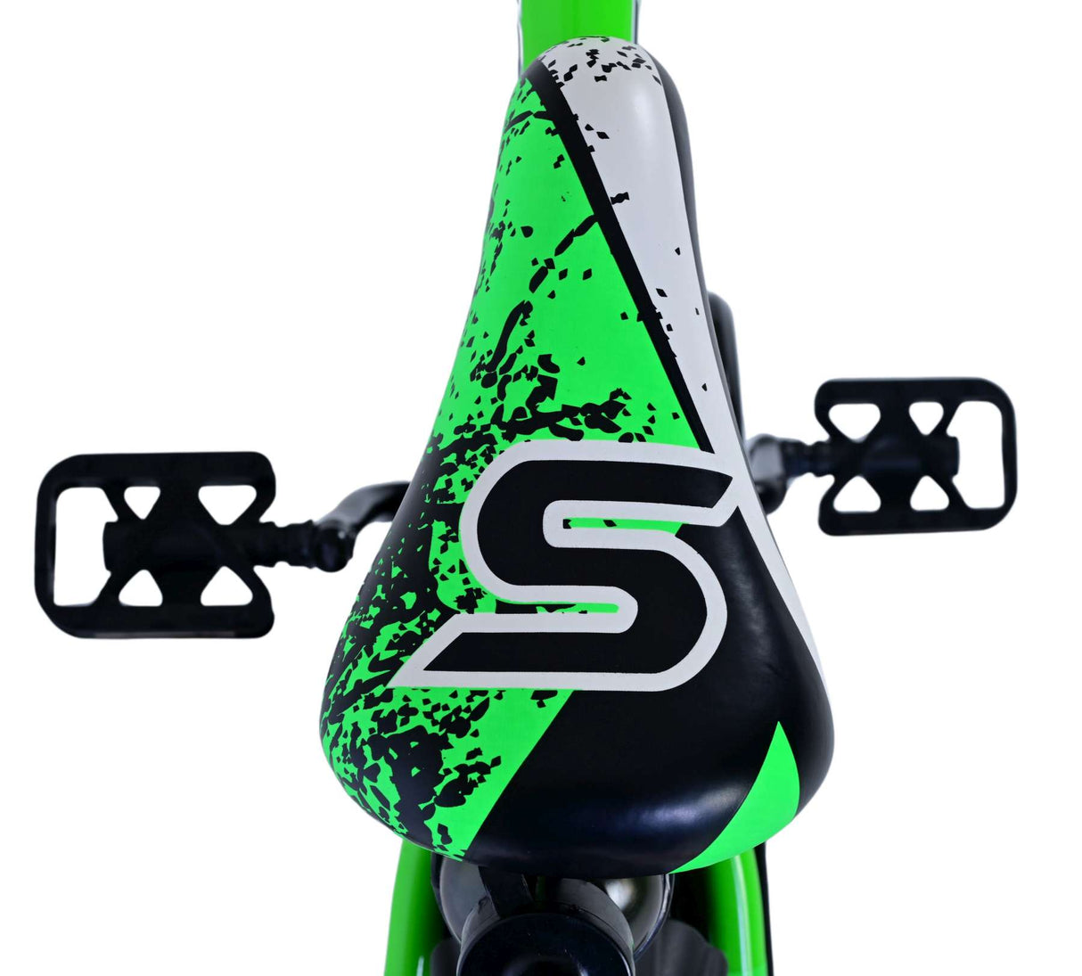 Volare Sportivo Kinderfahrrad für Jungen - 16 Zoll in Grün Schwarz für Kinder von 4 bis 6 Jahren