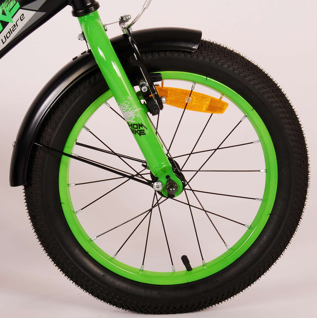 Volare Thombike Kinderfahrrad - Jungen - 16 Zoll - Schwarz Grün