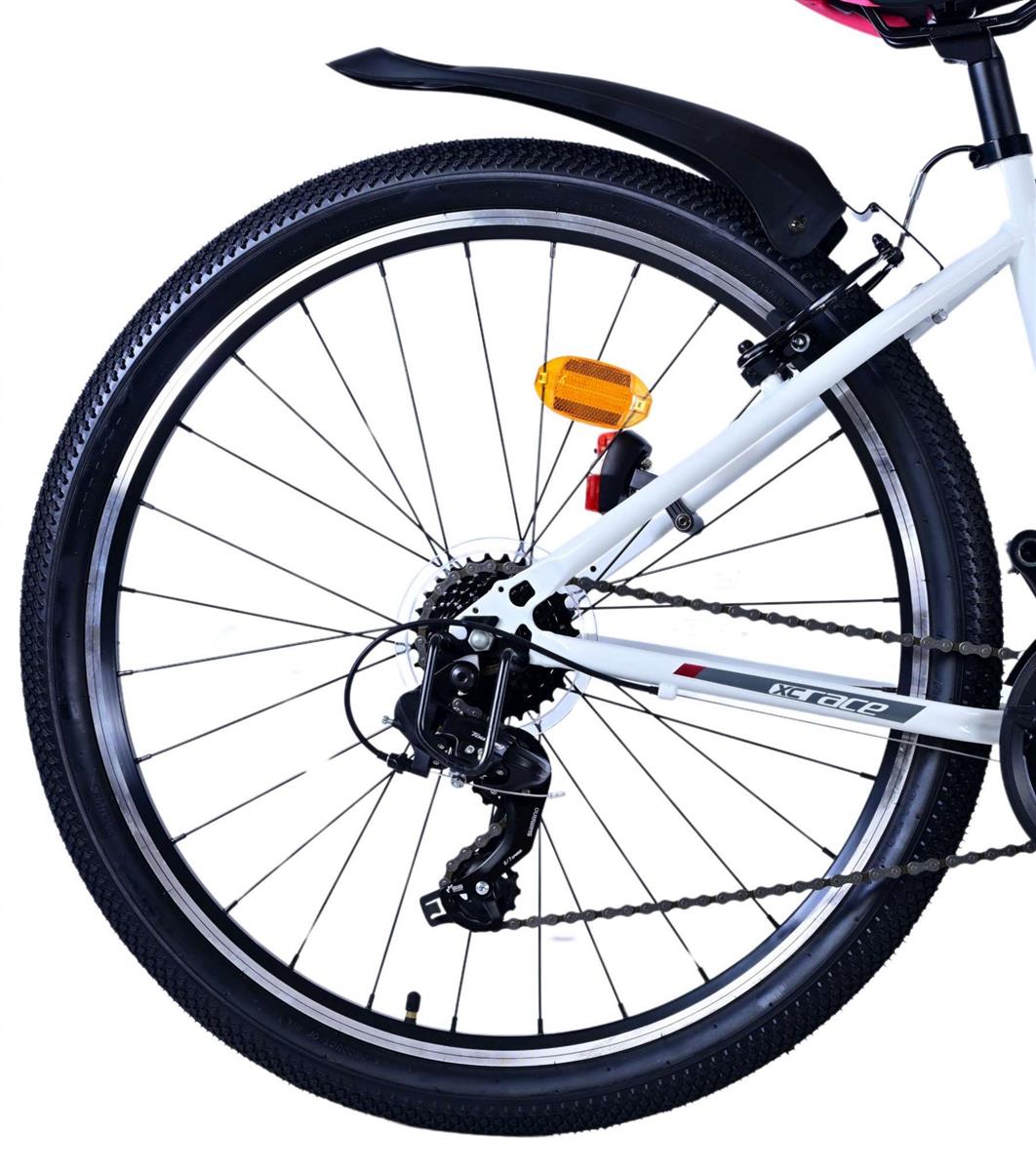 Volare XC Race Kinderfahrrad - 26 Zoll - 21 Gang - Weiß Pink für Mädchen