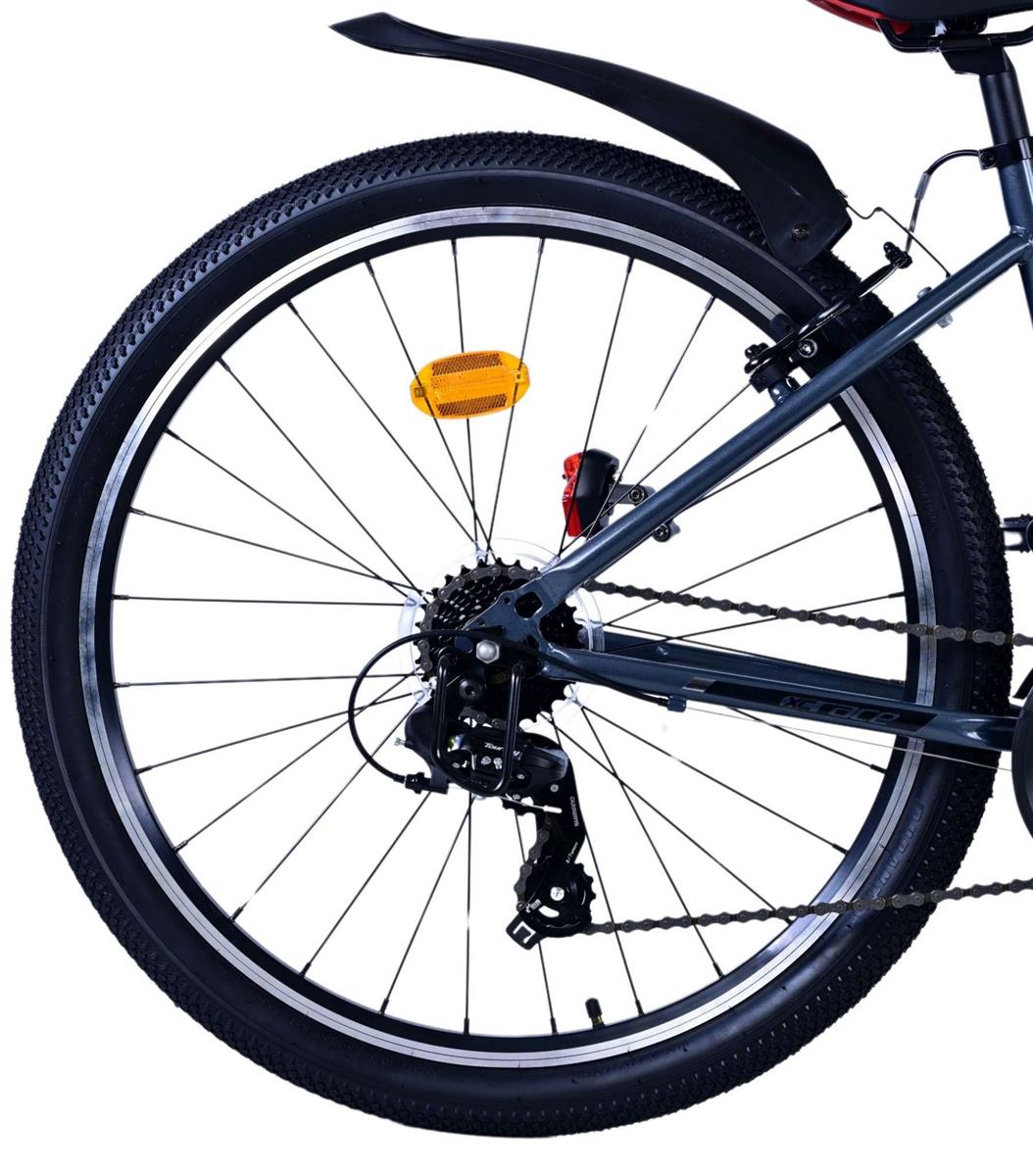 Volare XC Race Kinderfahrrad - 26 Zoll - 21 Gang - Rot/Grau für Jungen