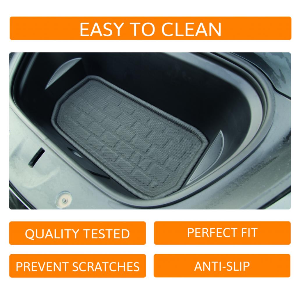 3D Frunk Front Kofferraummatte passend für Tesla Model Y / Performance rutschfest