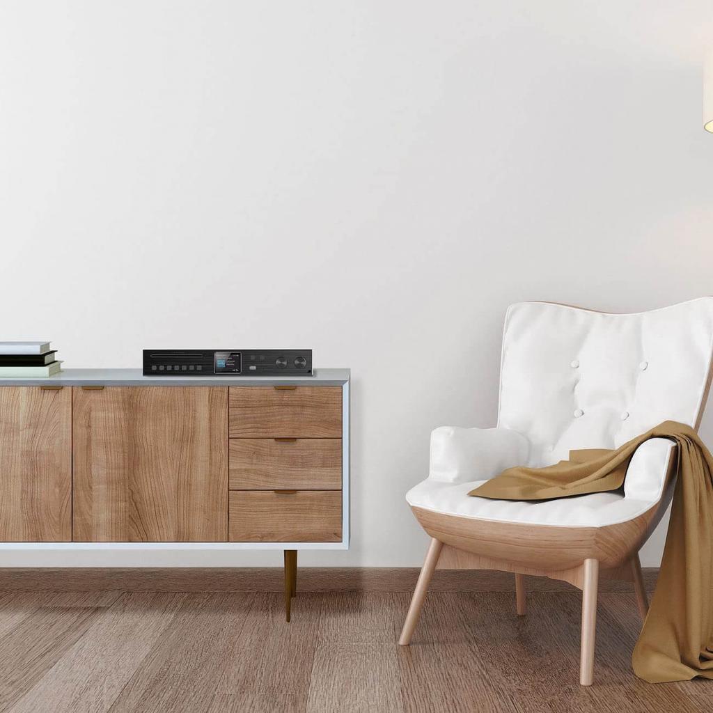 VR-Radio IRS-715 Digitaler WLAN-HiFi-Tuner mit Internetradio, DAB+, UKW, MP3, kostenlose App